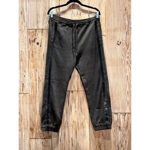 ROQUE ITALY WOMEN'S ITALIAN DESIGNED MADE SWEATPANT / 4 / BLACK W/ BLACK STRIPE